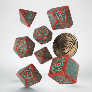 Komplet kości RPG Wiedźmin: Triss - Nieulękła Merigold