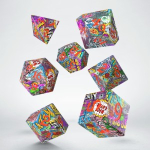 Zestaw kości Full Art: Graffiti