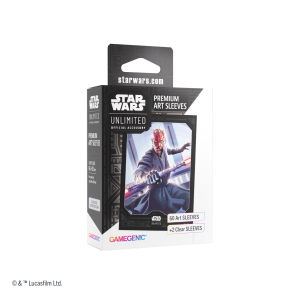 Koszulki na karty Gamegenic Premium: Star Wars Unlimited - Art Darth Maul (66x92 mm) - 60 sztuk