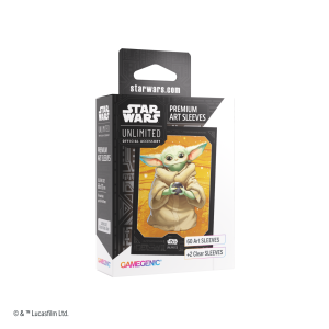 Koszulki na karty Gamegenic Premium: Star Wars Unlimited - Art Grogu (66x92 mm) - 60 sztuk