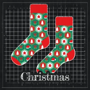 Socks: Christmas size 44-46