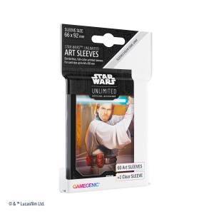Koszulki na karty Gamegenic: Star Wars Unlimited - Art Obi-Wan Kenobi (66x92 mm) - 60 sztuk