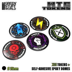 Green Stuff World: Zestaw żetonów WTC do Warhammer 40.000 - 35 szt. (10 edycja)