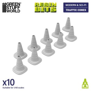 Green Stuff World: Modern & Sci-fi - Pachołki drogowe - 10 elementów  (Traffic Cones)