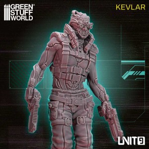 Green Stuff World: UNIT9 Cyberpunk - Kevlar 54mm