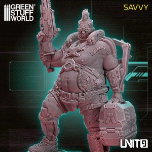 Green Stuff World: UNIT9 Cyberpunk - Savvy 54mm