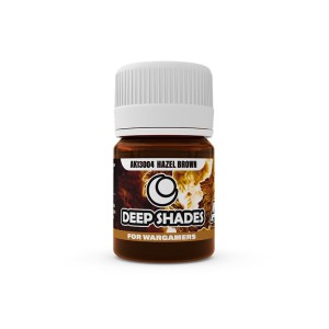AK Interactive: Wash akrylowy Deep Shade - Hazel Brown - 30ml