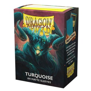 Dragon Shield card sleeves: Standard CCG Matte - Player's Choice - Turquoise - 100 pcs