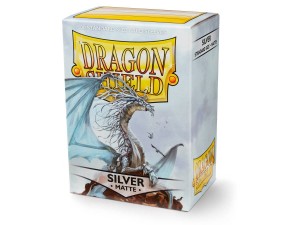 Dragon Shield card sleeves: Standard CCG Matte - Player's Choice - Silver - 100 pcs