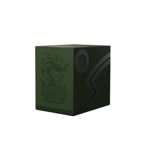 Dragon Shield Deck Double Shell Box - Forest Green/Black