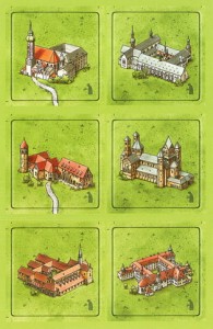 Carcassonne: Niemieckie klasztory (Die Klöster)