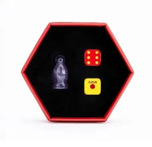 Catan: kamienny rabuś i metalowe kości - Ametyst