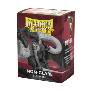 Dragon Shield matte card sleeves  - Non-Glare Blood Red (63x88 mm) 100 pcs