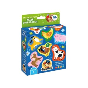 CzuCzu: Puzzle do pary - Moje zwierzątka 18m+