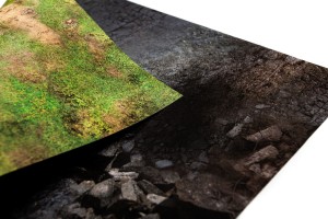 Mata lateksowa dwustronna: Zrujnowane Miasto 44”x30” / 112x76 cm