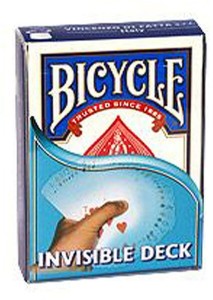 Karty do gry Bicycle: Invisible Deck Blue