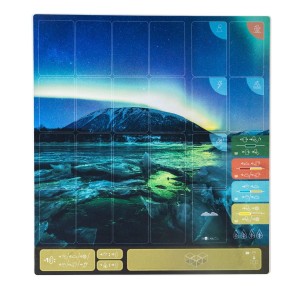 Earth Game Mat with the Abundance Expansion: Player Board - Northern Lights