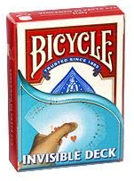 Karty do gry Bicycle: Invisible Deck Red