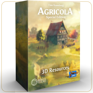 Agricola: Zestaw trójwymiarowych zasobów