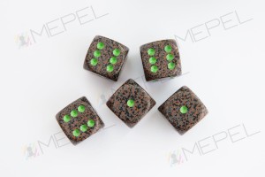 Kości Chessex - kostka k6 16mm Speckled Earth