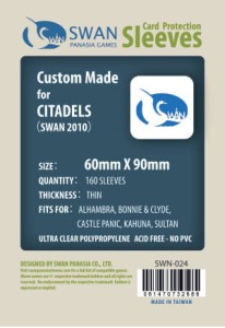 Koszulki na karty Swan Panasia 60x90 mm thin (cienkie) 160 sztuk