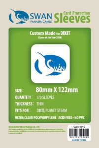 Koszulki na karty Swan Panasia Dixit 80x122 mm thin (cienkie) 170 sztuk