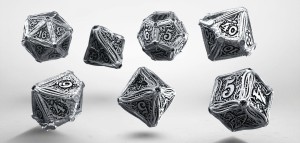Komplet kości Zew Cthulhu (Call of Cthulhu) - metalowe