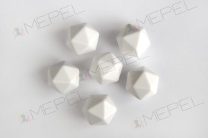 Kości Chessex - czysta kostka k20 White