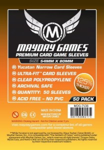 Koszulki na karty Mayday Yucatan Narrow Premium 54x80 mm 50 sztuk