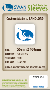 Koszulki na karty Swan Panasia 56x100 mm thin (cienkie) 160 sztuk