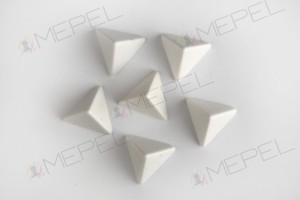 Kości Chessex - czysta kostka k4 White