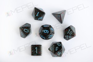 Kości Chessex - zestaw 7 kostek Speckled Blue Stars