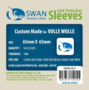 Koszulki na karty Swan Panasia 65x65 mm thin (cienkie) 160 sztuk