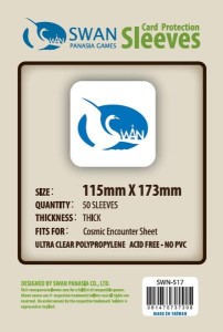 Koszulki na karty Swan Panasia Cosmic Encounter (2008) 115x173 mm thick (grube) 50 sztuk
