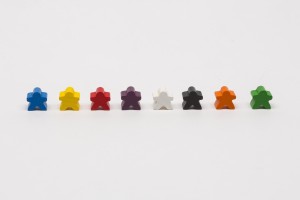 Mały pionek Carcassonne 12x12x8mm