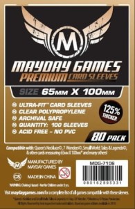Koszulki na karty Mayday Premium 65x100 mm 80 sztuk