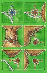 Carcassonne: Róże wiatru (Die Windrosen)