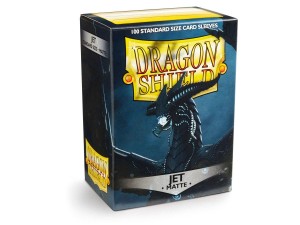 Koszulki na karty Dragon Shield Matte - jet - 100 sztuk