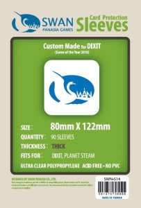Koszulki na karty Swan Panasia Dixit 80x122 mm thick (grube) 90 sztuk