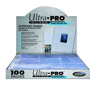 Strona do klasera Ultra-Pro Silver Series 9 kieszeni na karty Standard - 63,5x88mm