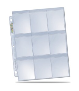 Strona do klasera Ultra-Pro Secure Platinum Series 9 kieszeni na karty Standard - 63,5x88mm