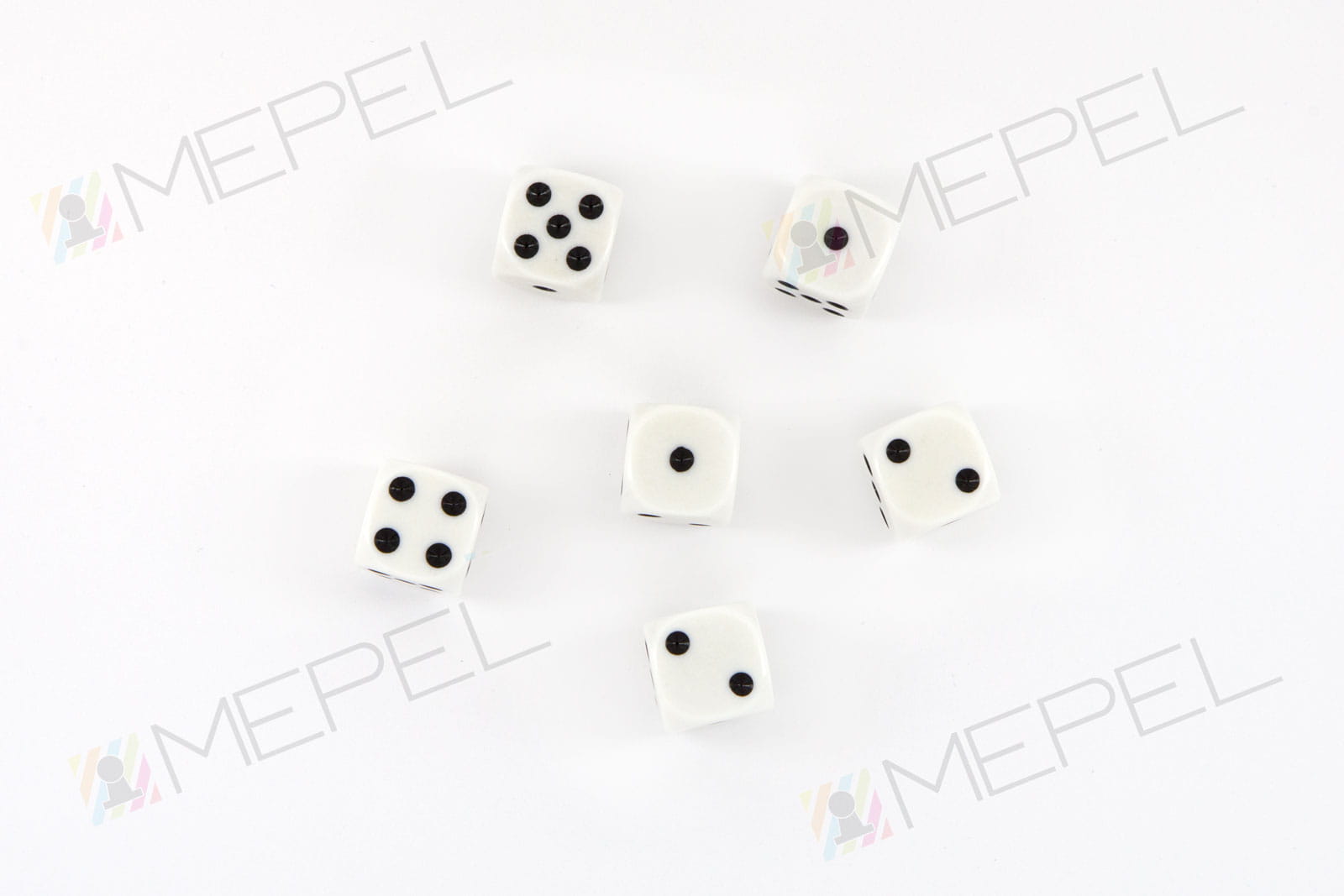 Dice / die D6 16mm - white