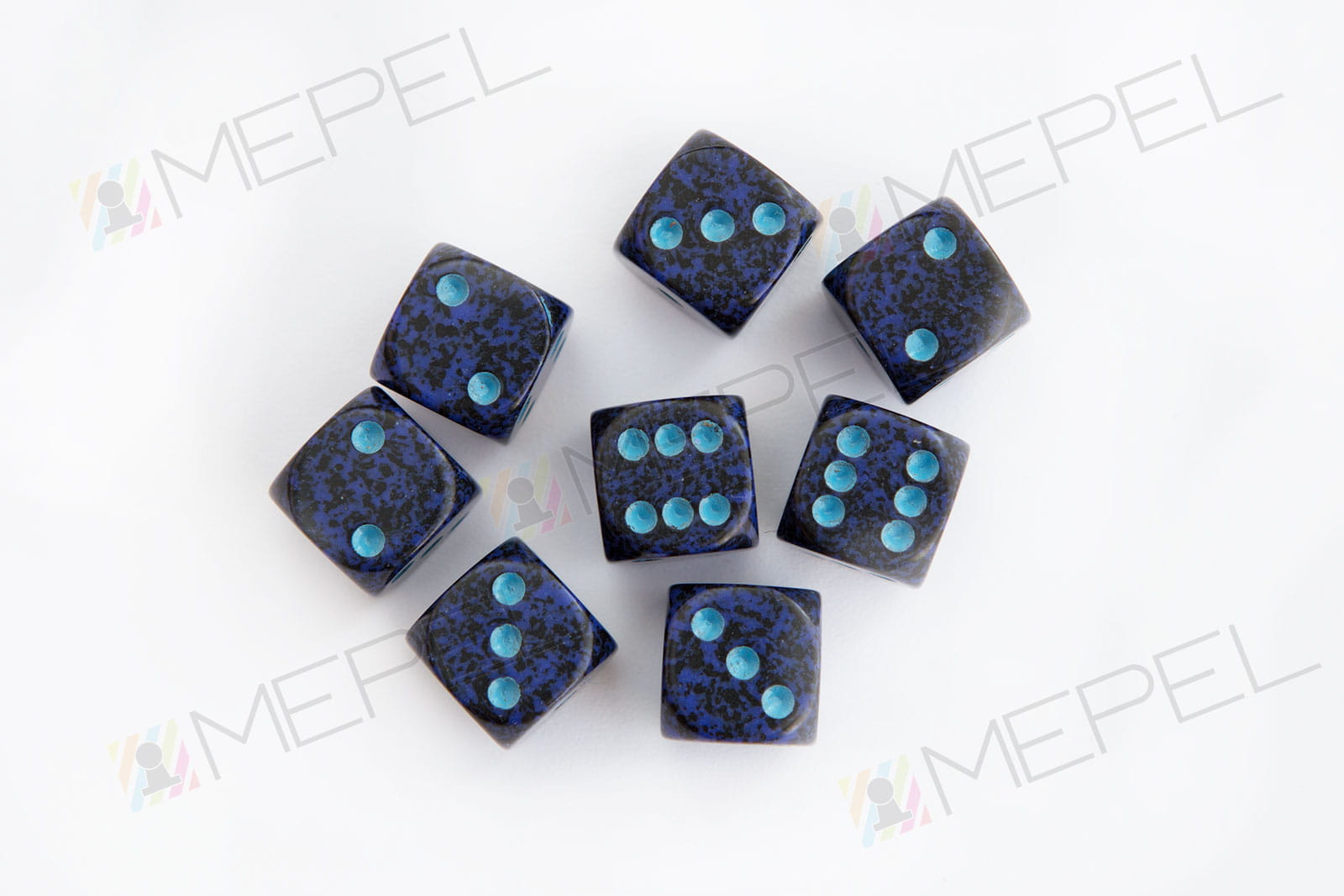Kości Chessex - kostka k6 12mm Speckled Cobalt