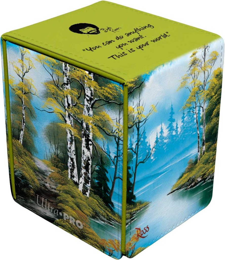 Ultra-Pro Alcove Flip Deck Box - Bob Ross - Lakeside Path