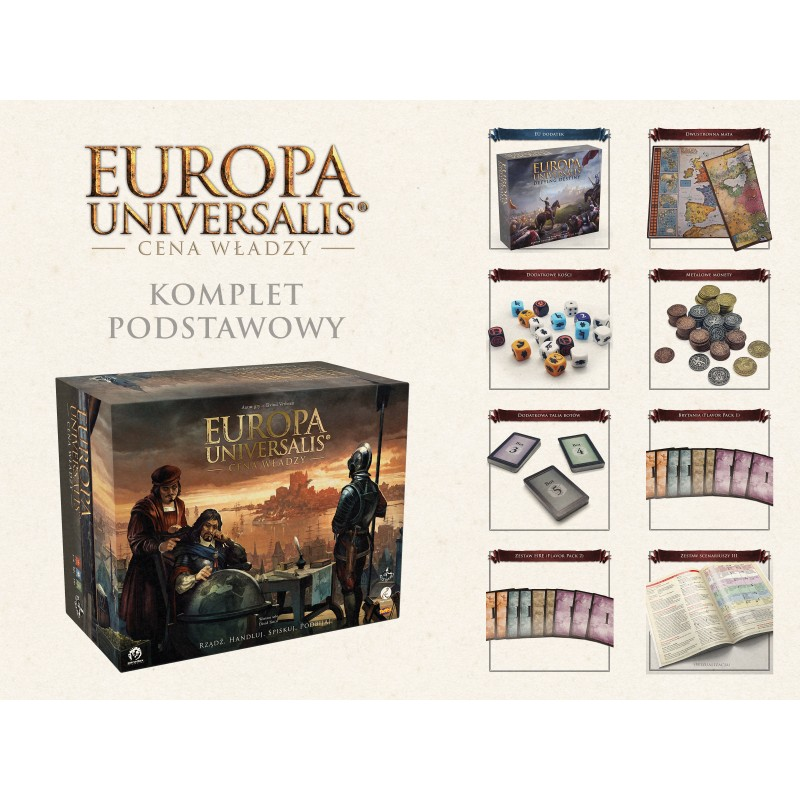 Europa Universalis: Cena władzy (edycja deluxe) - Zestaw Rozszerzony
