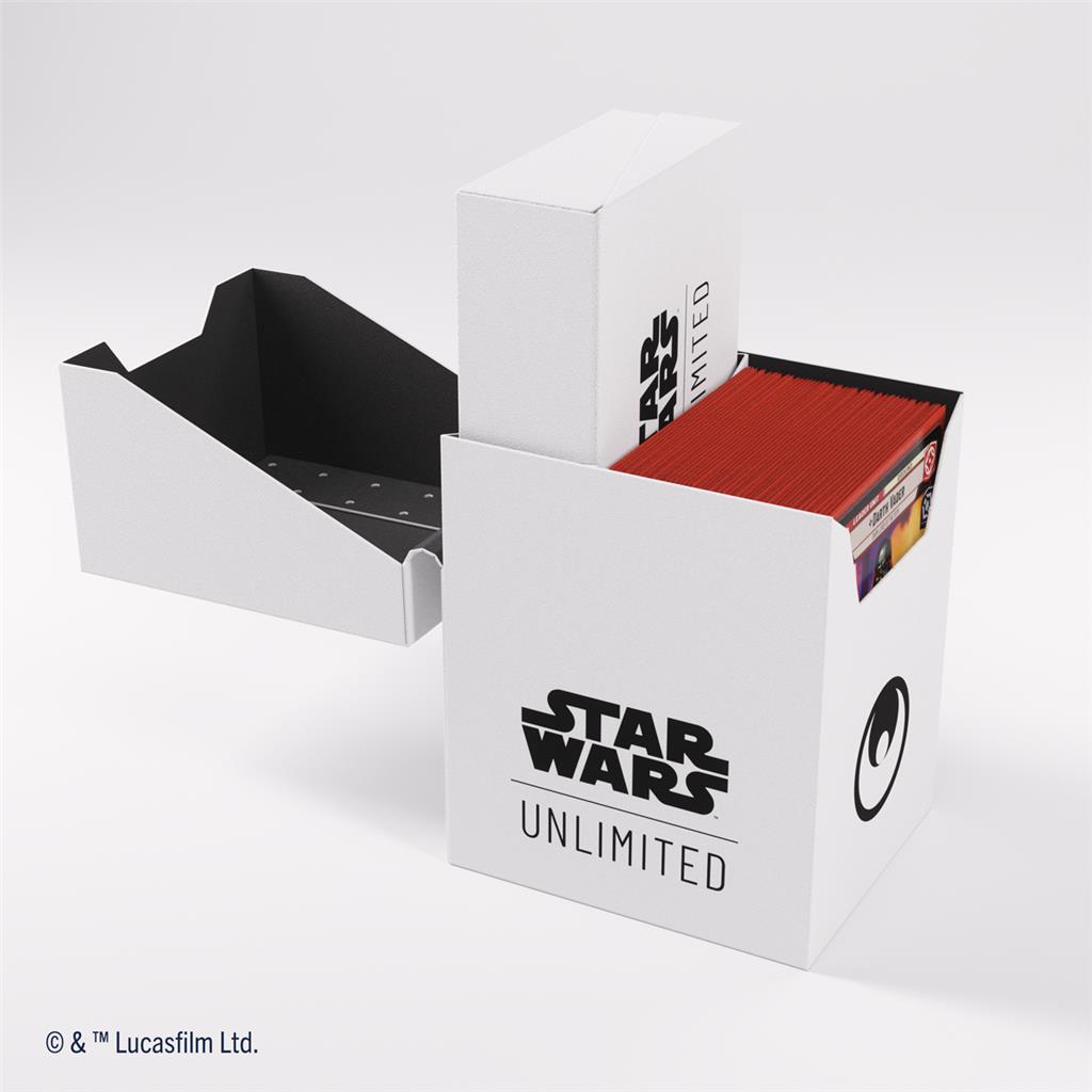 Pudełko na karty Gamegenic Star Wars Unlimited: Soft Crate - White / Black