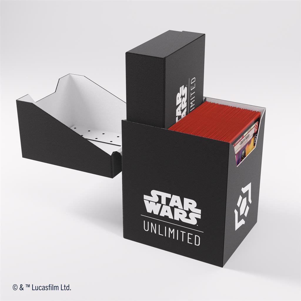 Pudełko na karty Gamegenic Star Wars Unlimited: Soft Crate - Black / White