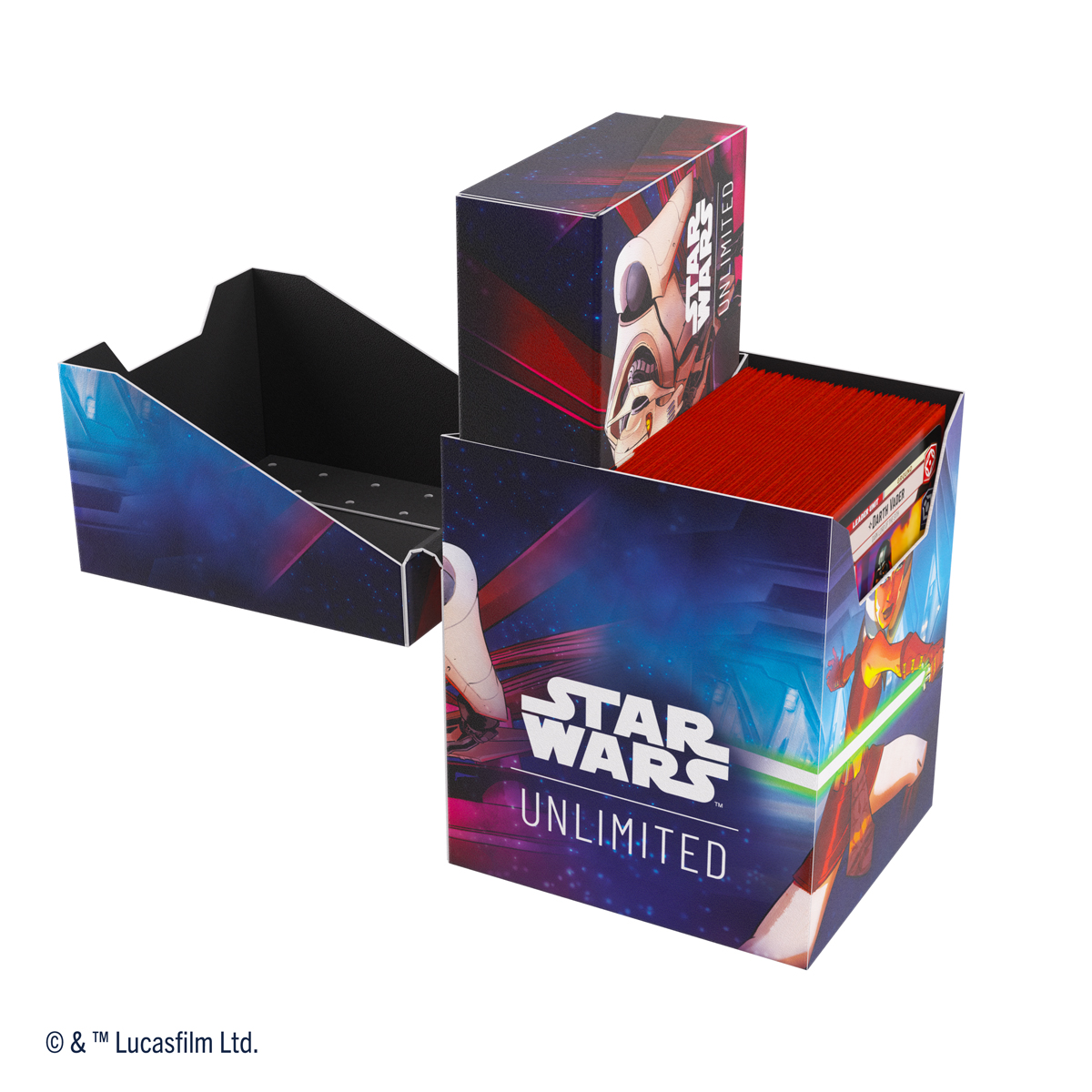 Pudełko na karty Gamegenic Star Wars Unlimited: Soft Crate - Ahsoka Tano / General Grievous