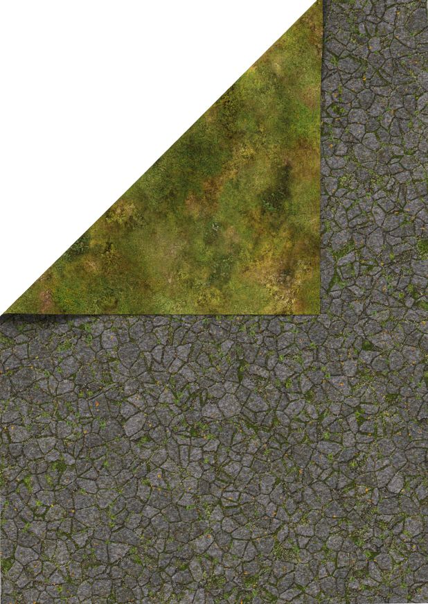 Mata gumowa dwustronna: Zamkowy Bruk 30”x22” / 76x56 cm