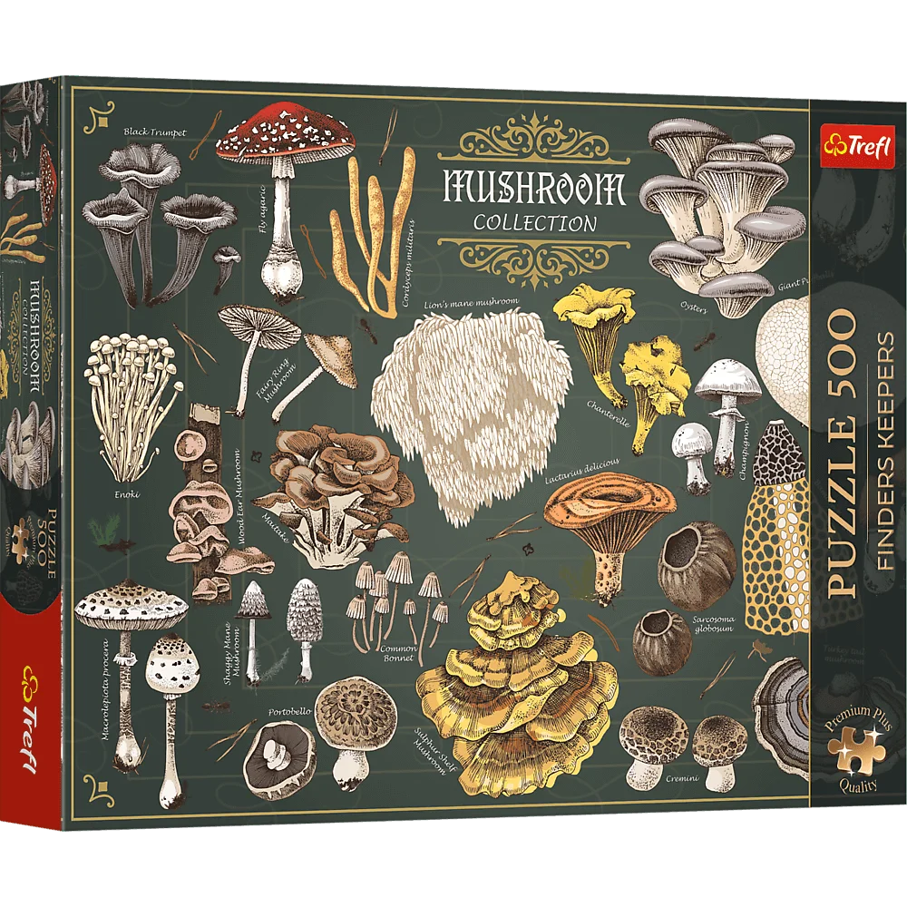 Puzzle 500 Finders Keepers: Mushrooms